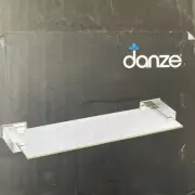sealed! Danze D446134 Sirius Floating Glass Shelf~ 18" Chrome Finish