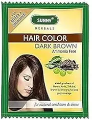 bakson Sunny Dark Brown Hair Color 20 gm each (pack of 12)