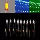 10Pcs Neon Light Bulbs 4*10mm 5*13mm Main Power Indicator With Resistance 220 XT