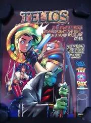 TELLOS PROMO POSTER 10.25x13.25 NM MIKE WIERINGO * TODD DEZAGO - IMAGE COMICS 99