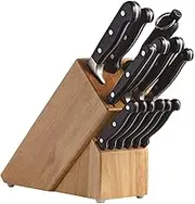 Avanti 78868 Perfekt Knife Block 14 Piece Set, Black/brown