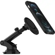 Otterbox Car Dash & Windshield Mount for MagSafe - Black (78-80446), Strong magnetic alignment and attachment, Holds phone securely, Easily adjustable - 78-80446