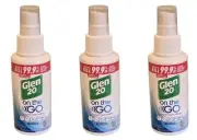 3 X Glen 20 On The Go 100mL Disinfectant Spray Crisp Linen KILLS 99.9% GERMS
