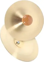 Yardwe 1 Pair Mini Rhythm Cymbals 7cm Handheld Percussion Instrument Celebration Percussion for Dances Parties Professional Cymbals
