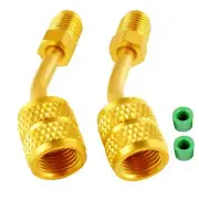 Wadoy R410a Adapter for Mini Split HVAC System 5/16" Female to 1/4" Male