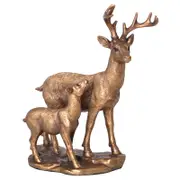 Gibson Gifts Deer & Fawn Home/Room Decor Bronze 20cm