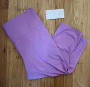 Athleta NWT Salutation Stash Capri Mauve Pink Color Women's Size XL