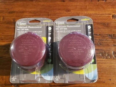 2 Qty TORK Twist Lock RKP504 Electrical Home Automation Security Motion Sensors