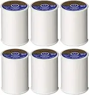 Bulk Buy: Coats & Clark Dual Duty All Purpose Thread 400 Yards White 230-1 (6-Pack)