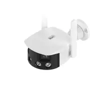 2K 4MP Dual Lens Panoramic WIFI Camera RJ-45 180° Wide Viewing Angle AI Human Detection IR Color Night Vision Two-way Au