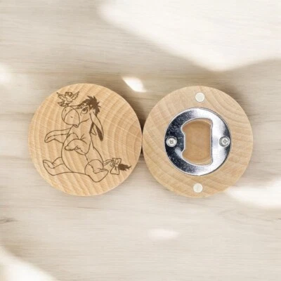 Eeyore Engraved Magnetic Bottle Opener