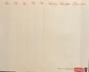 Vintage Coca Cola Menu Sheets from McCory, McLellan, Green Stores - Dimestores
