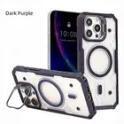 For iPhone 16 Pro Max 15 14 13 Ergonomic Shockproof Mag Safe Case w/Lens Bracket