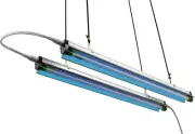 2 Pack of 24/24W T5 Fluorescent Singlestrip Grow Lights with UVA Light. Great fo