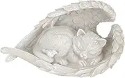 Yardwe Outdoor Cat Statue Cat Memorial Stone Pet Tribute Bereavement Decor Stone