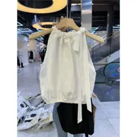 在飛比找ETMall東森購物網優惠-韓國東大門時尚圓領外穿吊帶背心