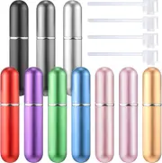 10 Pcs Refillable Perfume Atomizer Perfume Bottle Travel Bulk Portable Mini 5 Ml