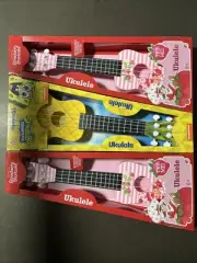 NEW IN BOX STRAWBERRY SHORTCAKE & SpongeBob UKULELE TOY Bundle Of 3