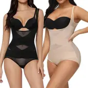 Women Tummy Control Butt Lifter Shapewear Bodysuit - 2 Pack