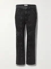 [AGOLDE] AGOLDE - + Net Sustain Cooper Cargo High-rise Straight-leg Organic Jeans - Black - 28 28 Black