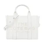 MARC JACOBS THE LEATHER TOTE 皮革兩用托特包-小/白