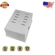 Universal Thermostat Guard in Off-White Metal - Touch Control & Easy Access