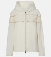 [Moncler] Moncler Clisson paneled jacket UK 14 white