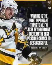 Sidney Crosby Contract Quote Pittsburgh Penguins 8x10 NHL Hockey Photo