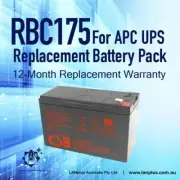 New CSB OEM Replacement Battery RBC175 for APC UPS 12-Month Warranty