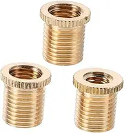 ULTECHNOVO 3pcs Automatic Knob Adapter for Car Modification Durable Threaded Connectors for Smooth Shifting Easy Installation Compatible with Various Vehicle Models