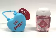 BATH BODY WORKS SWEETHEARTS UR SWEET POCKET BAC HOLDER & HAND SANITIZER SET