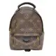 【二手名牌BRAND OFF】LOUIS VUITTON LV 路易威登 棕色 原花帆布 Palm Springs Mini 迷你後背包 金扣 M44873