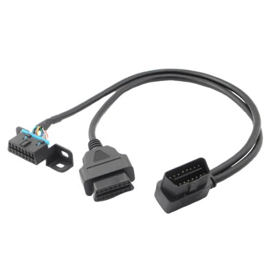 OBD OBD II Splitter Extension Y Cable J1962 for GPS Tracking Devices Car Tracker