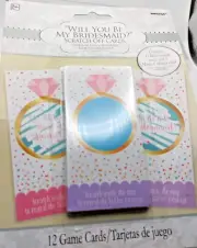 'Will you be my bridesmaid?" Scratch off Cards -(2) Package of 12 + 19 FREE