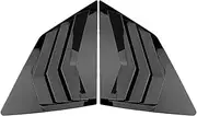 Quarter Side Window Louver Compatible for Changan OSHAN X5 Scoop Cover Vent Spoiler X5 Plus 2021-2024 Decorative Accessories(Glossy Black)
