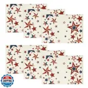 Artoid Mode Stars American Flag Patriotic 4th of July Placemats Set of 6, 12x