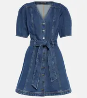 [Veronica Beard] Veronica Beard Mauli denim minidress AU 8 blue