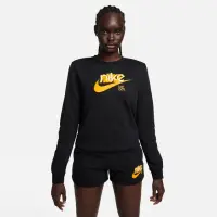 在飛比找momo購物網優惠-【NIKE 耐吉】上衣 女款 長袖上衣 大學T 運動 AS 