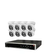 Hikvision 8CH 4K NVR 8 x 4MP TURRET ColorVu IP POE Camera CCTV Security System