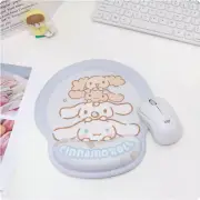 Kawaii Sanros Mouse Pad with Wrist Rest Non-Slip Rubber Computer Pad Cinnamoroll
