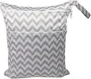 panos(パノス) 2 Pocket Waterproof Diaper Pouch, Change of Clothes, Wet Bag