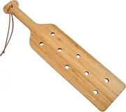 HILAZA 17 Inch Large Bamboo Wood Paddle Wooden Paddle with Airflow Holes