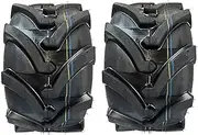 Pair of Lawn Trac Heavy Duty Bar Lug Tires (18x8.50-10)