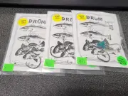 3 NJ Hand Tied 8/0 Inline Circle Hook w/Braid Fish Finder Black Drum Rigs