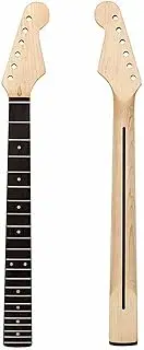 [ALL IN RED BOX] Guitar Necks 22 Frets Electric Guitar Neck Replacement Parts Maple Suitable for ST Electric Guitar (A)