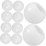 NAMOARLY 10pcs Plastic Lampshades Decorative Replacement Covers for Light Fixtures Heat Resistant Easy Install