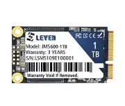 LEVEN JMS600 mSATA SSD 1TB 3D NAND SATA III 6 Gb/s, mSATA (30x50.9mm) Interna...