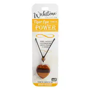 Wishstone Tiger Eye Heart Pendant Jewellery Necklace Women's Accessories