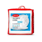 Tontine Simply Living Classic All Seasons Queen Bed Quilt 210 X 210cm