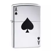 Zippo Lucky Ace High Polished Chrome Windproof Lighter